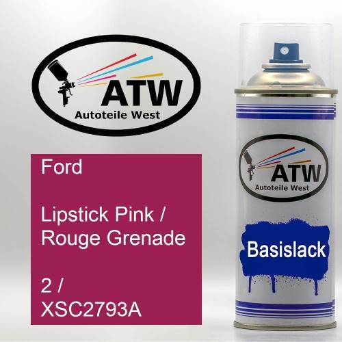 Ford, Lipstick Pink / Rouge Grenade, 2 / XSC2793A: 400ml Sprühdose, von ATW Autoteile West.